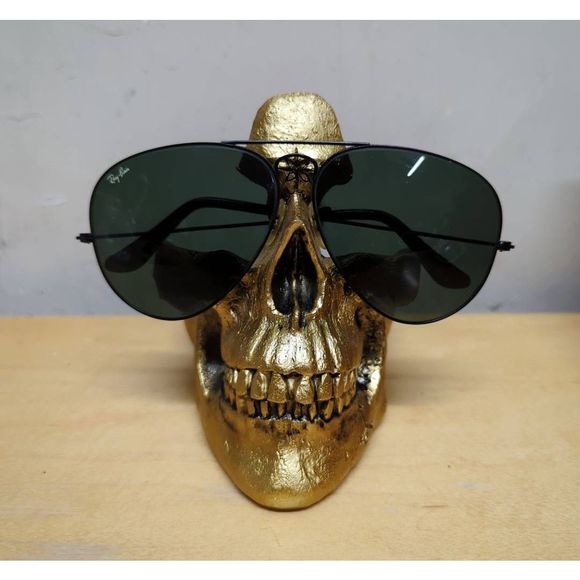 Ray-Ban Other - 80s Ray-Ban B&L Vintage Aviator Black Sunglasses